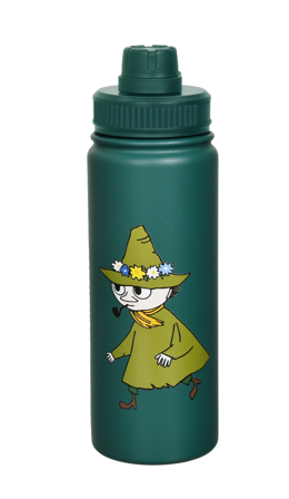 Mummi Drikkeflaske-thermo Snusmumriken Grønn 550ml stål
