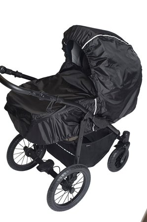 Basson Baby Regnslag til Barnevogn Sort, Børn & Forældre, Babyudstyr, Tilbehør Til Vogne