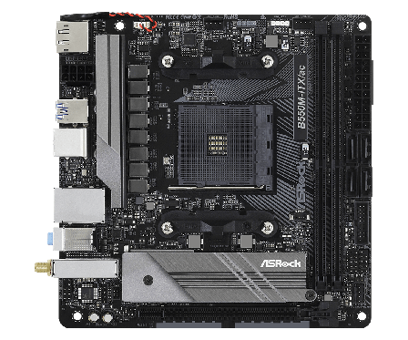 ASRock B550M-ITX/ac, mITX, AM4 Ryzen 2x M.2, 1x PCIe 4.0 x16, 4x SATA3, 6x USB 3.0 (1 Type-C), Wi-Fi 5 (802.11ac)