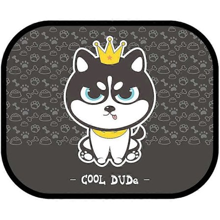 Solskjerm for baby/barn til bil - VELDIG mørk med UV-beskyttelse - Fester uten sugekopp, enkel å installere, 2 stk, 44 x 36 cm, solskjerm for baby, 