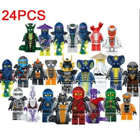 Ninjago Minifigurer Kai Jay Sensei Wu Master Passer Lego Byggeklosser Leke