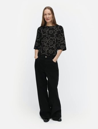 Marimekko Kollaasi Piirto Unikko - Black - XS