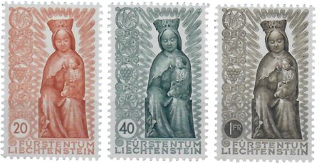 Liechtenstein 1954 - MICHEL 329-331 - Postfrisk