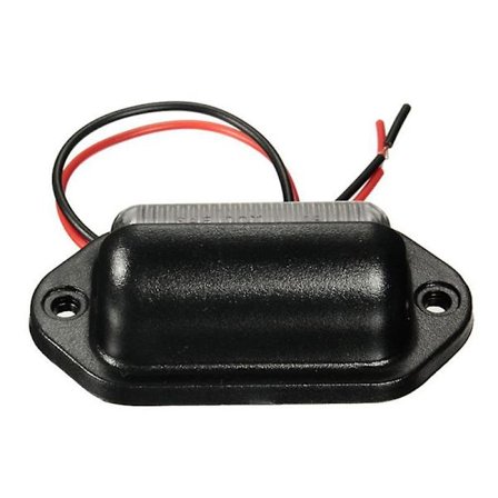 6 LED Bil Lastbil Registreringsskylt Lampor Universal Registreringsskylt Bakljus För Bil Släpvagn Motorcykel Skåpbil Båt Sida Lampa Biltillbehör - 