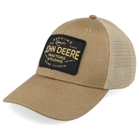 John Deere - Beis trucker Gorra - Tractors & Plows Lightning Brown Trucker @ Hatstore