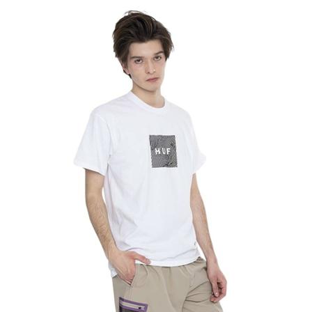 Huf, Koszulka HUF Feels T-Shirt Ts 01328 White XL Biały, Mężczyzna, Rozmiar: M