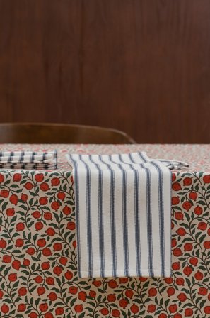 Jotex - Kjøkkenhåndkle 2-pakke Blå/vit - HENRI - Kjøp Kjøkkenhåndklær hos Jotex