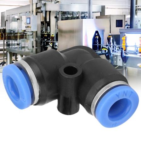 10 kpl Muoviset Yht suuret Kyyn rp Pikaliittimet Pneumatiikka Ilma Letku Putki Push Liit nt PV-6 (6mm)