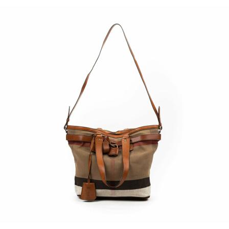 Burberry Vintage, Pre-owned Shoulder Bags Bruin, Dames, Maat:ONE Size
