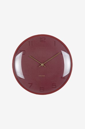 Karlsson - Vægur Fuerte Dome - Rød - Vægure og bordure - Fra Homeroom