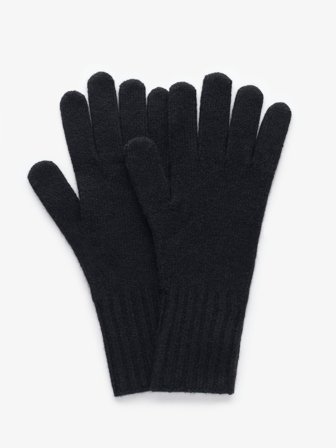 John Henric Men's Schwarze Handschuhe Size S/M