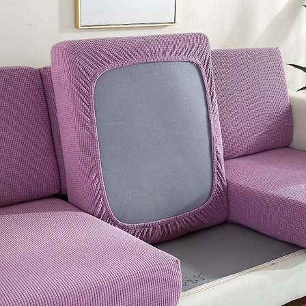 Ren Farve Tyk Elastisk Sofa Betræk Moderne Minimalistisk Sofa