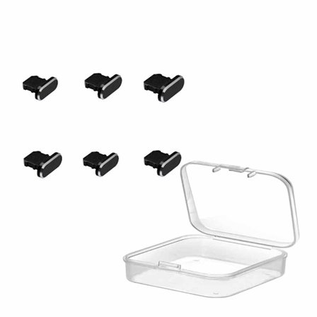 Pakke med støvdeksel Kompatibelt med iPhone 14 13 12 11 Støvdeksel Beskyttende deksel Beskytter ladestøvdeksel Ladingsportdeksel med iPhone Mini