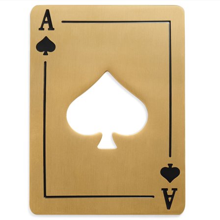 Ace | Guldfarvet Spar Es Oplukker til mænd - Gaver til madelskere