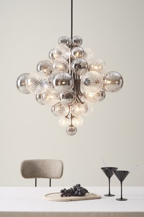 Jotex - ELECTRA (Field Unset) taklampe Ø 75 cm Svart - Kjøp Taklamper hos Jotex