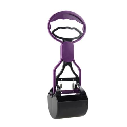 Pet Pooper Scooper för hundar och katter med handtag Purple