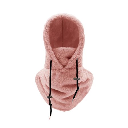 Unisex Vinter Sykkelhette Balaclava Med Snøring Justerbar Tykk Myk Plysj Vindtett Varmebevaring Ansikt Øre Hals Beskyttelse Kaldt Vær [DB]