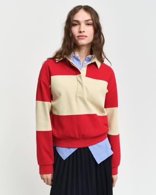 GANT - Rugger i piquéstruktur - Dame - M