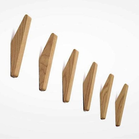 6 stk. Vintage Trækroge Trækroge 5 kg Belastning, Vægkroge Badekåbe Kroge Hat Kroge Frakke Kroge