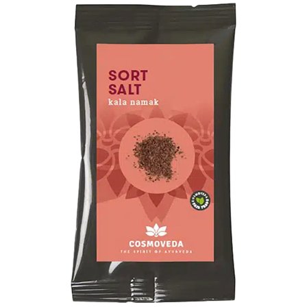 Cosmoveda Ayurveda Sort Salt 100 g, Helse & Madvarer, Krydderier, Salt