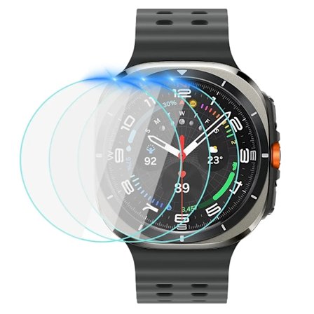 1-5 st Tempererat Glas för Samsung Galaxy Watch 7 Ultra 47mm 7/6 40mm 44mm 6Classic Skärmskydd HD Klar Skyddsglas