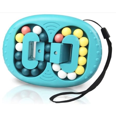 Blå, Magic Bean Dubbelsidig IQ-spel Anti-stressleksak för A