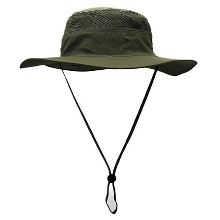 Unisex bredskygget hat, UPF 50+ vandtæt solbeskyttelse, sommer UV-beskyttelse Boonie Hat