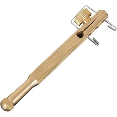 Fiskekrok för knutar i koppar, bärbar fiskekrok för knutar