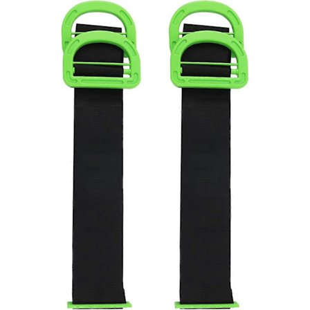 2-pak indtrækkelige bærestropper til én eller to personer med håndtag, holdbare, velegnede til håndtering af tunge genstande som kasser, møbler, 