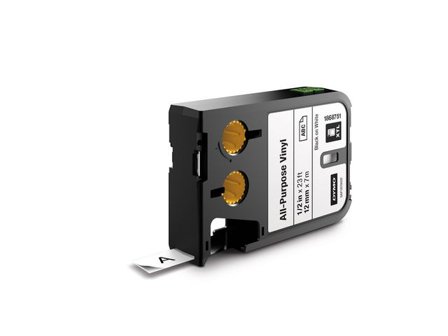 Dymo Tape XTL 12mm svart på vit 7m 1868751 - Lyreco - Kontorsmaskiner - Märkmaskiner och tape - Tape - Dymo XTL