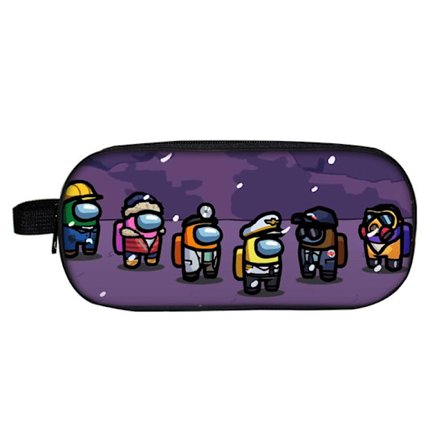 Bland oss Rymdvarulv Döda Dubbellager Pencil Bag 1