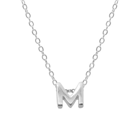 Äkta 925 Sterling Silver 26 Bokstav Rund Choker Halsband för Kvinnor Europeiska och Amerikanska Minimalistiska Smycken