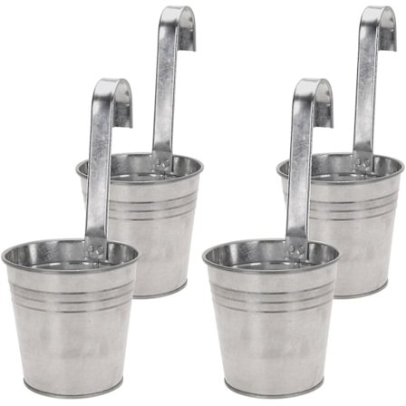 4 st Hängande Krukor Balkong Blomkruka Hängande Balkongkruka Växtkruka