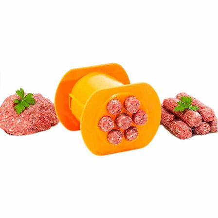 Kødpresse, Hotdog-strimlerpresse, Køkkenudstyr (orange)