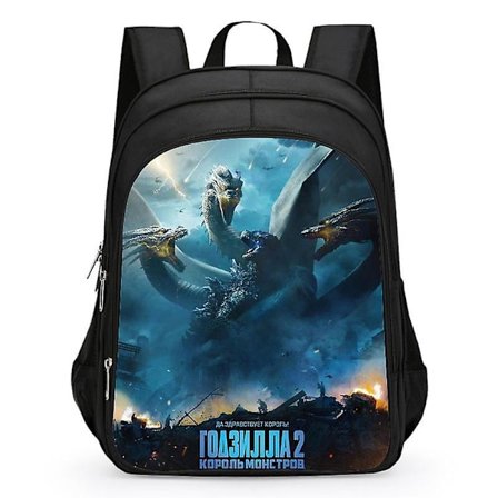 Godzilla Print Skole Taske Børn Vandtæt Rygsæk #1 Y