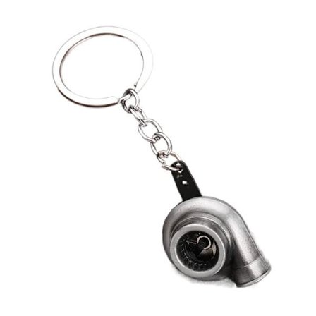Turbo Turbo Nyckelring Spinning Turbin Nyckelhänge GRÅ