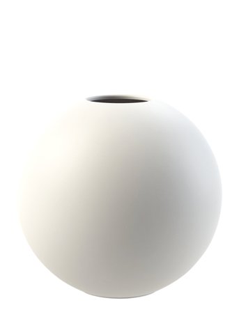 Cooee Design Ball Vase - White - H7CM