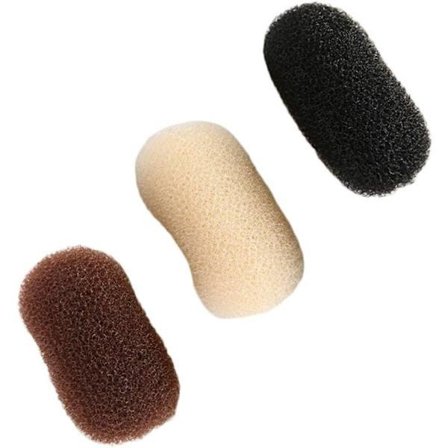 3 stk. Volum Hår Økningspute Klemme Hårfyll Hårklemme Hårstrammer Verktøy Hårnåler Hårtilbehør