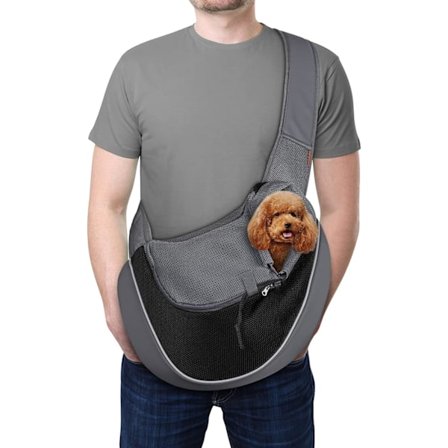 Bæresele til kæledyrshunde, åndbar mesh, rejse sikker bæresele til hunde og katte