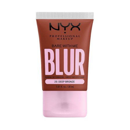 NYX PROFESSIONAL MAKEUP Bare With Me Blur Tint Foundation 20 Deep Bronze, Makeup, Ansigt, Foundation