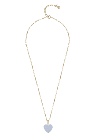 SNÖ of Sweden Sugar Hearts Pendant Neck 42 Halsband Dam Guld cm