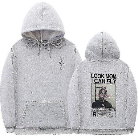 Cactus Jack Hoodie Mænd Kvinder Dobbeltsidet Logo Print Look Mom I Can Fly Travis Scott Hoodies Unisex Mode Hip Hop Streetwear