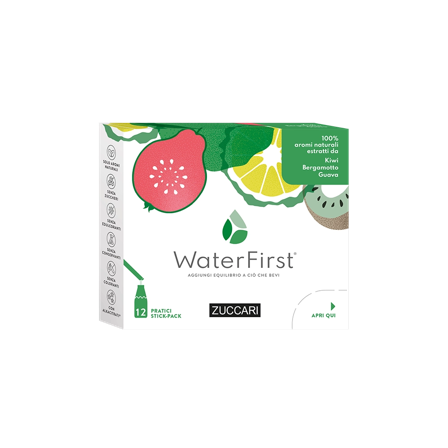 Zuccari WaterFirst Kiwi, Bergamotto, Guava 12 Stick