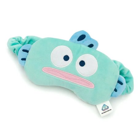 Anime Kawaii Sanrio Hangyodon Øjenmaske Tegneserie Legetøj Lur Mørklægning Blindfold Ansigtsvask Bælte Plys Øjenlap Ultra-Blødt Materiale