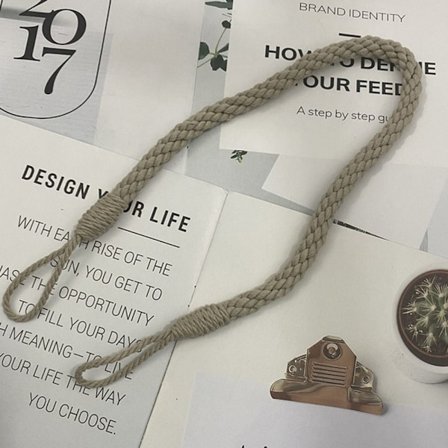 2 stk Gardinreb snor Gardinbindinger 1 1