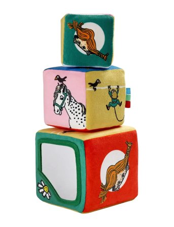 Pippi Mjuka Klossar Patterned Micki Leksaker