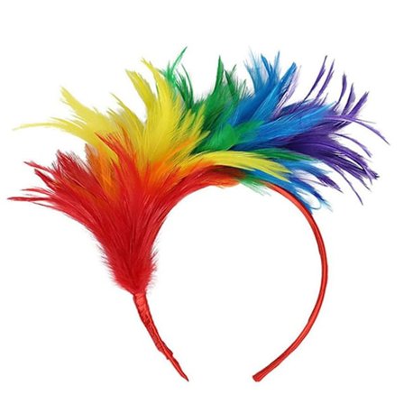 1920'er Pandebånd med Fjer, 20'er Stil Hårbånd, Retro Hårbånd, Karneval Hovedbeklædning, Hurtig Forsendelse