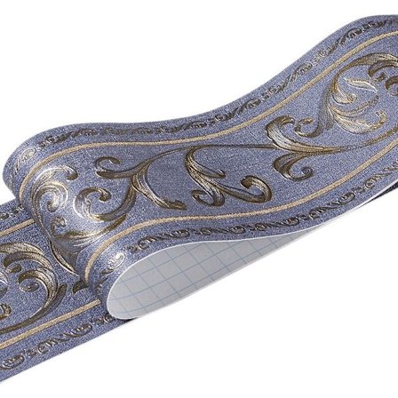 Vanntett Selvklebende Flis Sokkel Midje Belte Klistremerker Stue Soverom Kjøkken Bad PVC Tapet Hjem Decor Vegg Klistremerke Blå