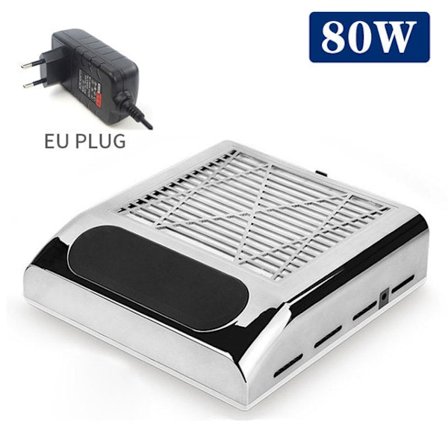 Negldammsamler Vifte Støvsuger Manikyr Verktøy Maskiner Med Filter Sterk Effekt Nail Art Tool Negldammsuger