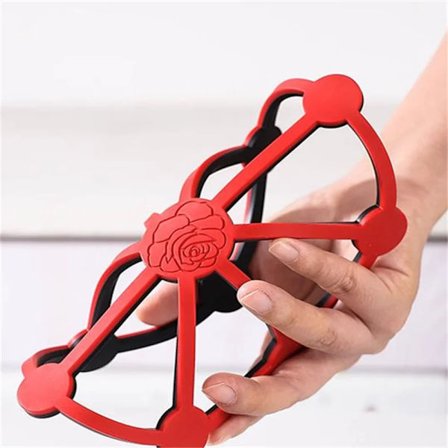 Double Color Heat Insulation Pad Non Slip Food Grade Silicone Mat High and Low Temperature Resistant Table Placemat Cup Coasters